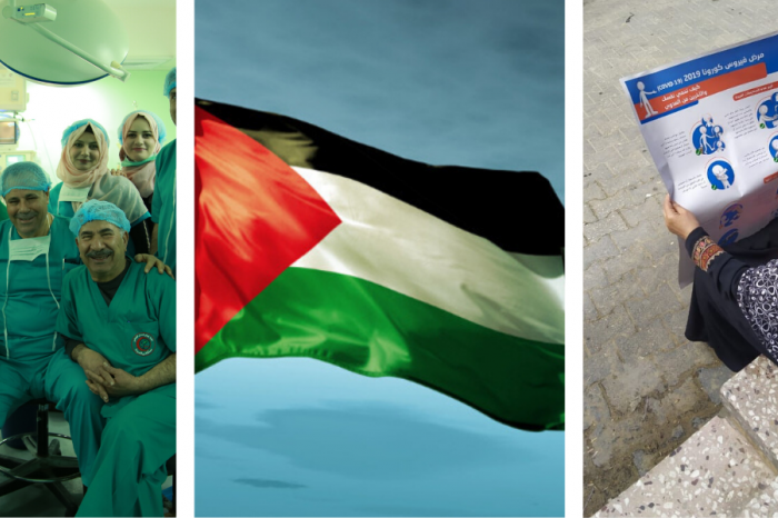 Soutien Palestine contre le corona - Steun Palestina in de strijd tegen corona